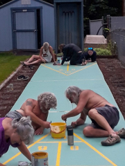 Shuffleboard Paint The Numbers