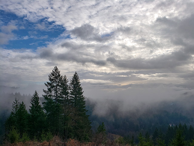 Winter overlook at MSR